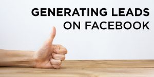 Generating leads on Facebook page