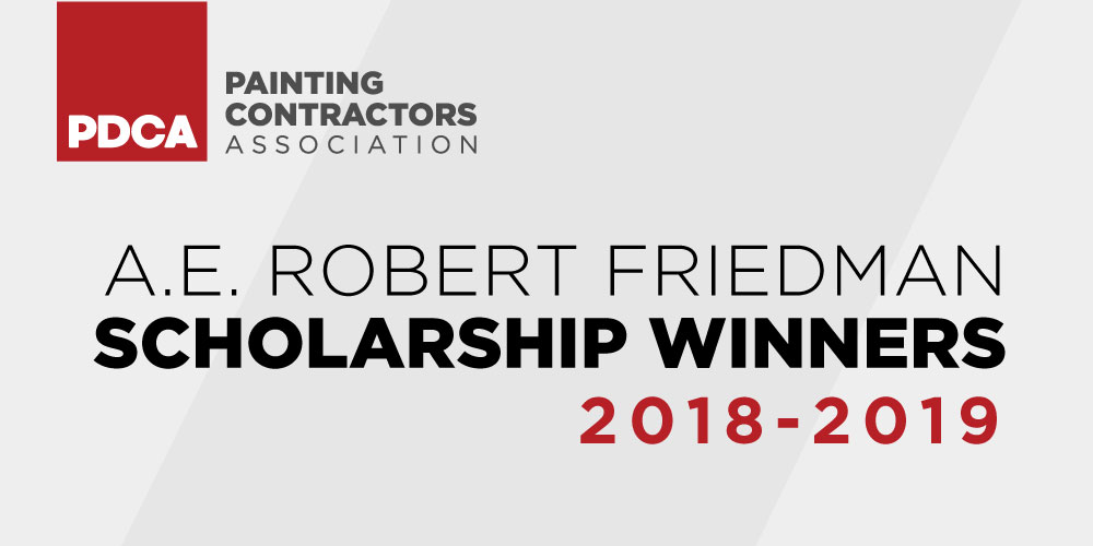 PCA A. E. Robert Friedman Scholarship Winners 2018-2019