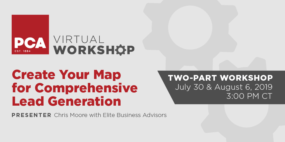 PCA Virtual Workshop: Create Your Map for Comprehensive Lead Generation