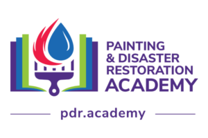 Painting and disaster restoration academy logo