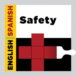 English Spanish Safety Graphic