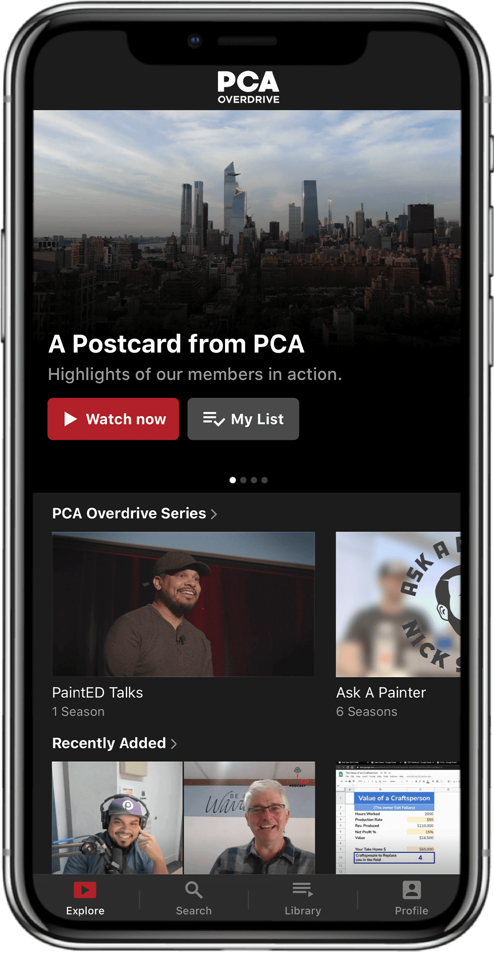 PCA Overdrive iOS App