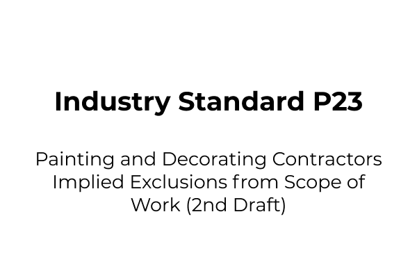 PCA Industry Standards P23