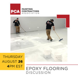 Epoxy Flooring Panel Event Flyer
