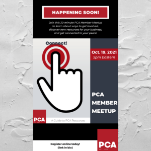PCA Member Meetup Flyer
