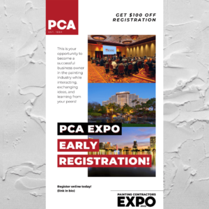 PCA EXPO Early Registration Flyer