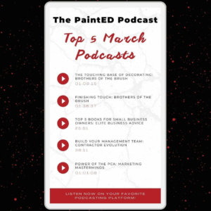 PaintED top 5 March Podcasts
