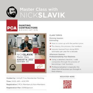 Master Class with Nick Slavik