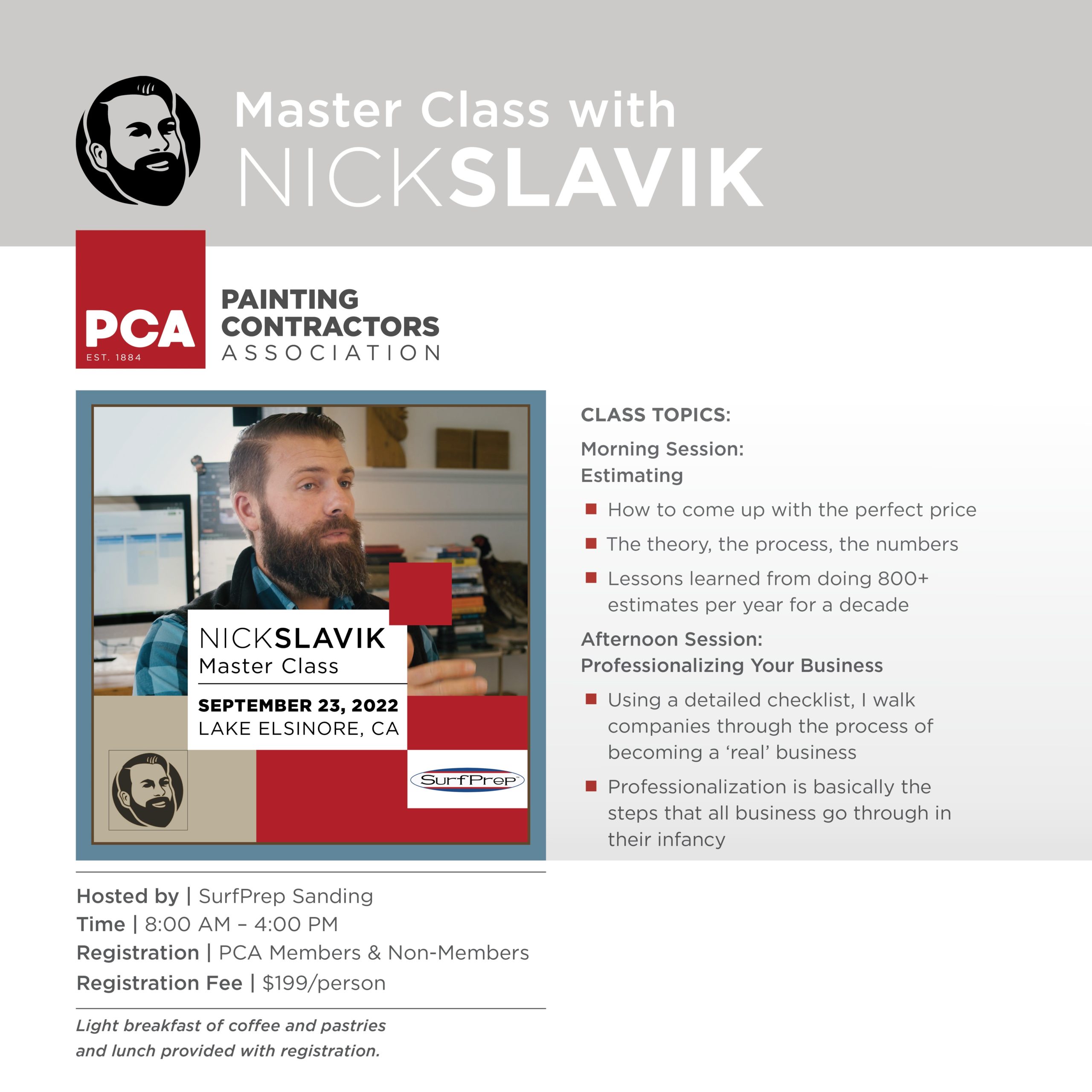 PCA - Master Class with Nick Slavik