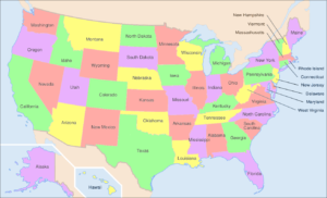 Map of US