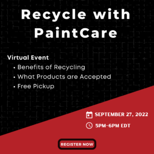 Recycle with paintcare
