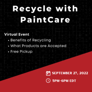 Recycle with Paintcare Event