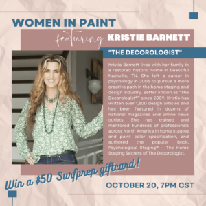 Women in Paint Kristie Barnett