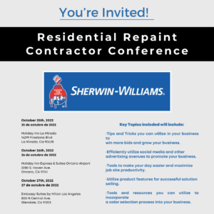 Residential Repaint Contractor Conferences