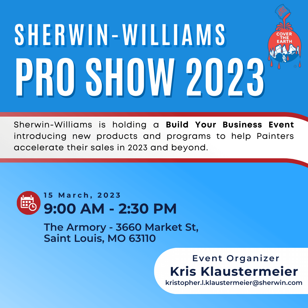 Sherwin-Williams Pro Show 2023