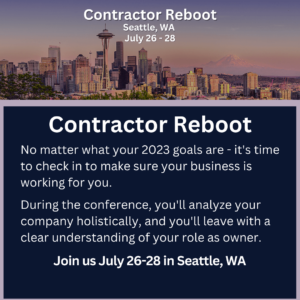 Contractor Reboot Conference