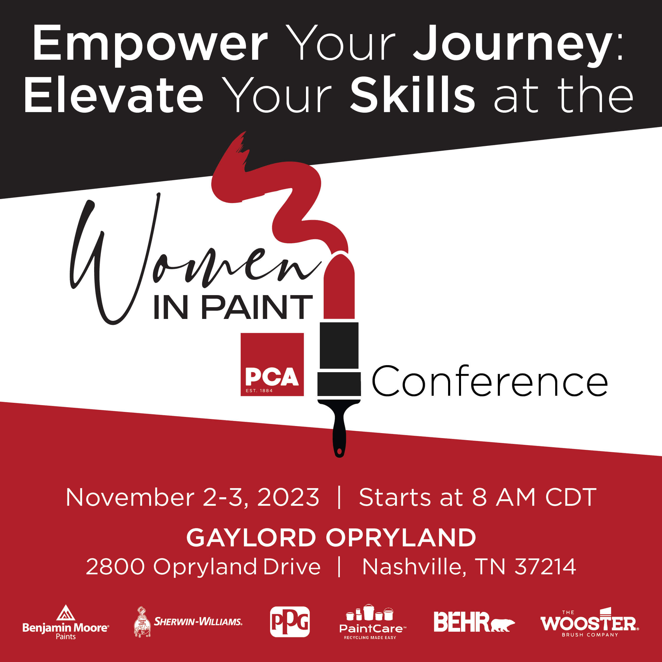 Women In Paint Event Graphic